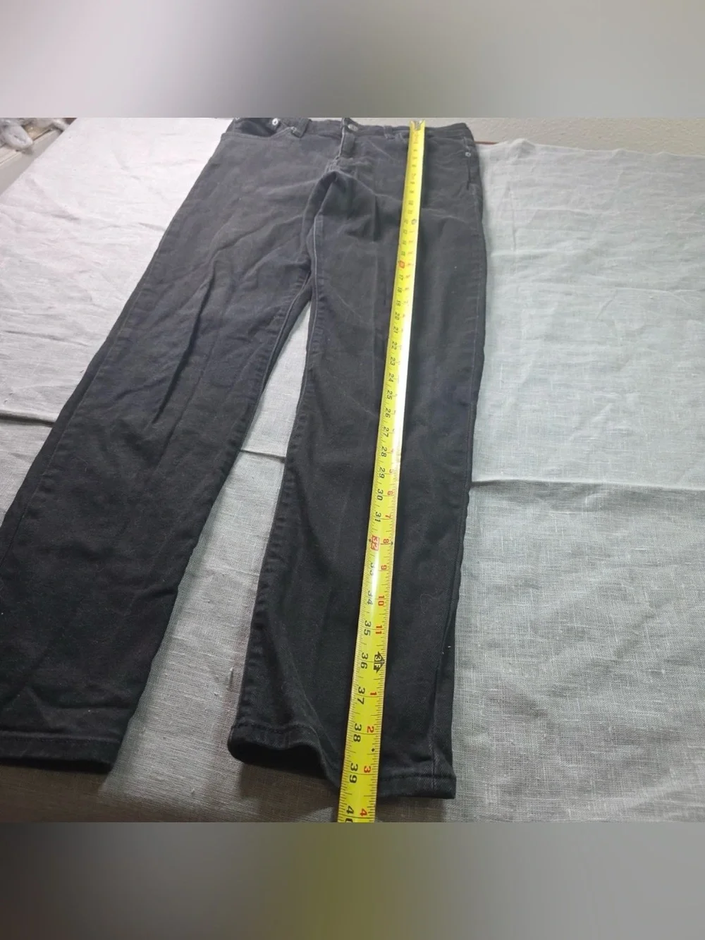 Polo Ralph Lauren Boys Size 20 The Hampton Straight Black Denim Jeans Pants